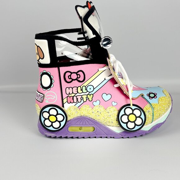 Hello Kitty Colorful Sneakers A World Of Happiness Size 38 - Picture 4 of 5